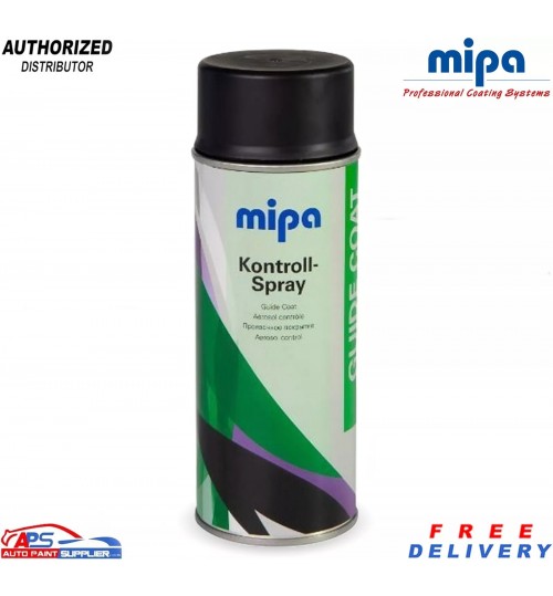 Mipa Guide Coat Black Aerosol 400ML - Spray for Perfect Bodywork Finish
